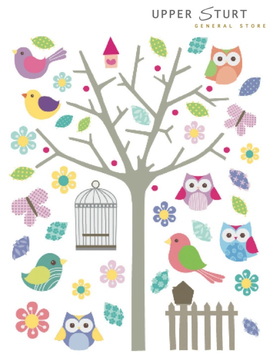 Wall Stickers - Owls Only $8.95
