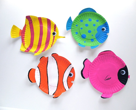 Nemo Themed Paper Plate Craft