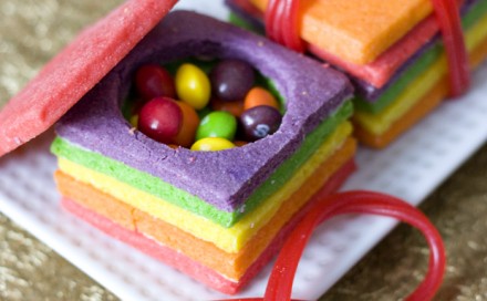 Birthday Present Surprise Sugar Cookies