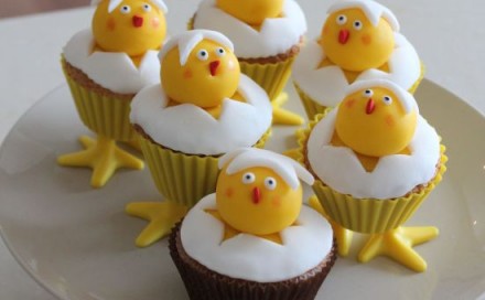 Easter Cup Cake Chicks