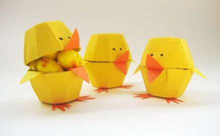 Egg Carton Easter Craft