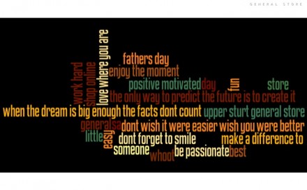 Free Text Layout with Wordle