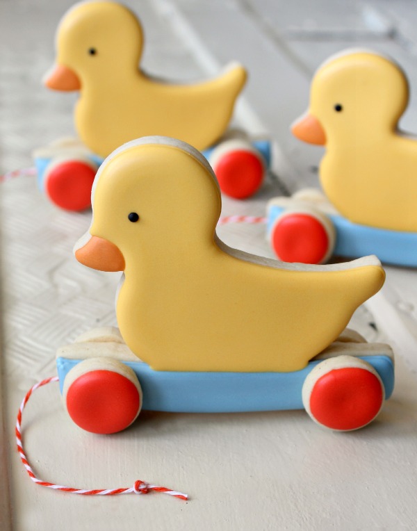 Vintage Toy Duck Biscuits