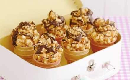 Caramel Popcorn Choc Tops