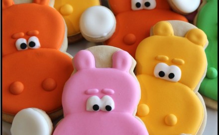Hungry Hungry Hippo Cookies