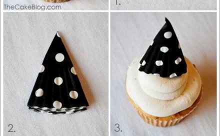 Cupcake Liner Witch Hats
