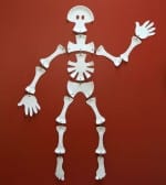 Skeleton made from Paper Plates