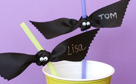 DIY Halloween Straws