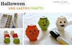 Halloween Egg Carton Craft