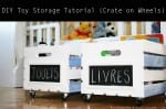 DIY Mobile Toy Storage Unit