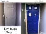 DIY TARDIS Door Makeover
